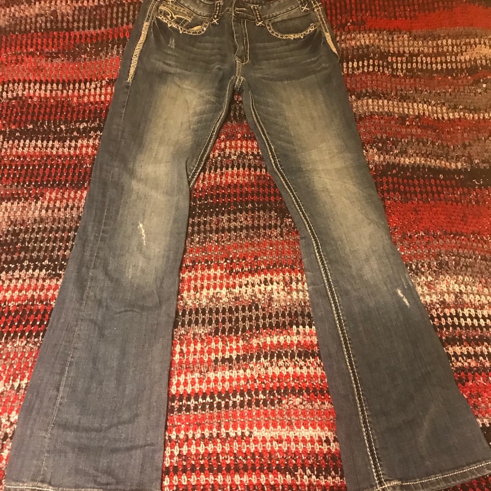 Rock N Roll Cowgirl Jeans, barely worn.